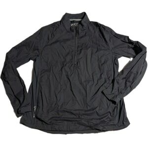 Sunice Mens Large Golf‎ Windbreaker 1/4 Zip Pullover Lightweight Stretch Jacket